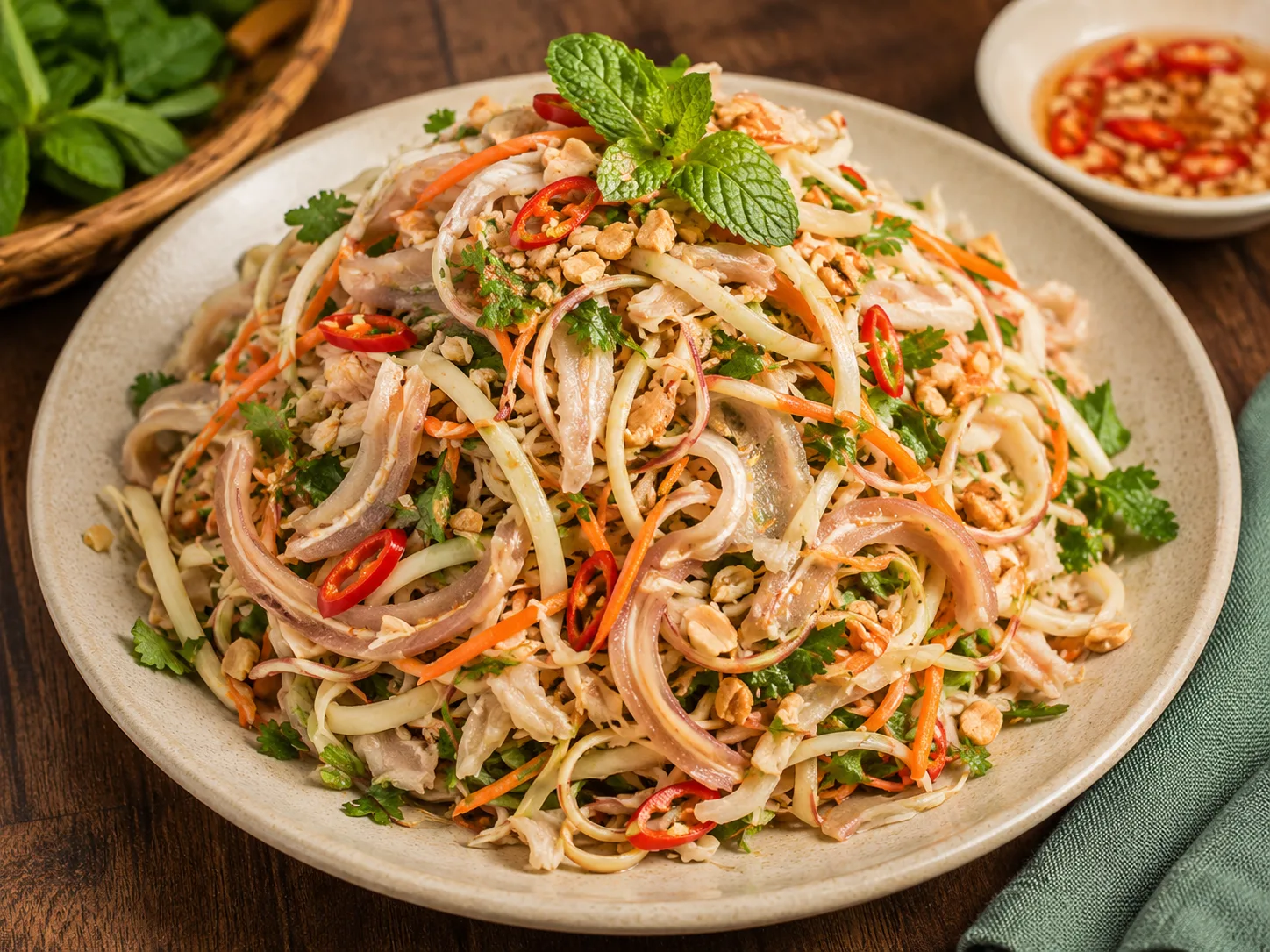 Nộm hoa chuối tai heo